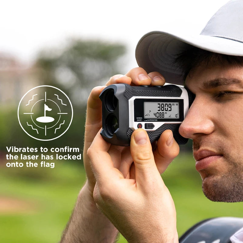 Télémètre laser de golf - Écran LCD avec commutateur d'unité pour plus de précision