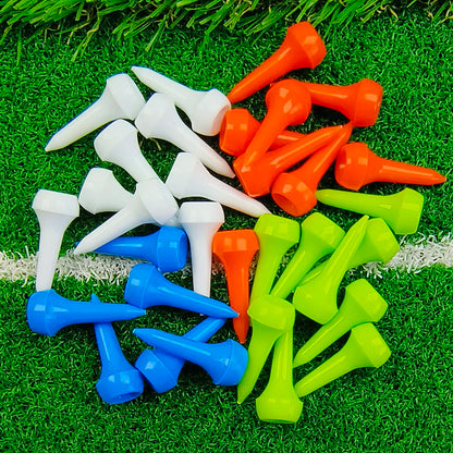 30pcs Colorful Plastic Golf Tees