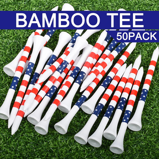 Tees de golf patriotiques en bambou – Durables et élégants