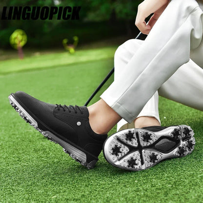 Waterproof Breathable Golf Sneakers for Men and Women