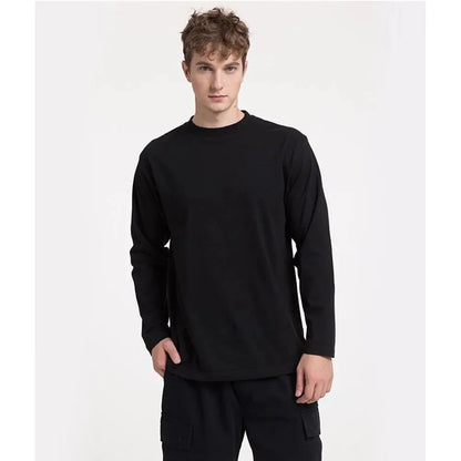 Trendy Autumn Men's Baggy Long Sleeve T-Shirt