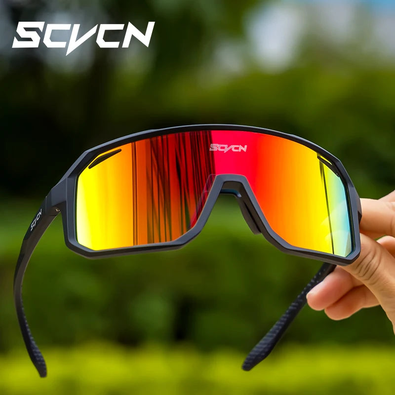 Lunettes de soleil de cyclisme multicolores UV400 - Lunettes de sport pour hommes et femmes