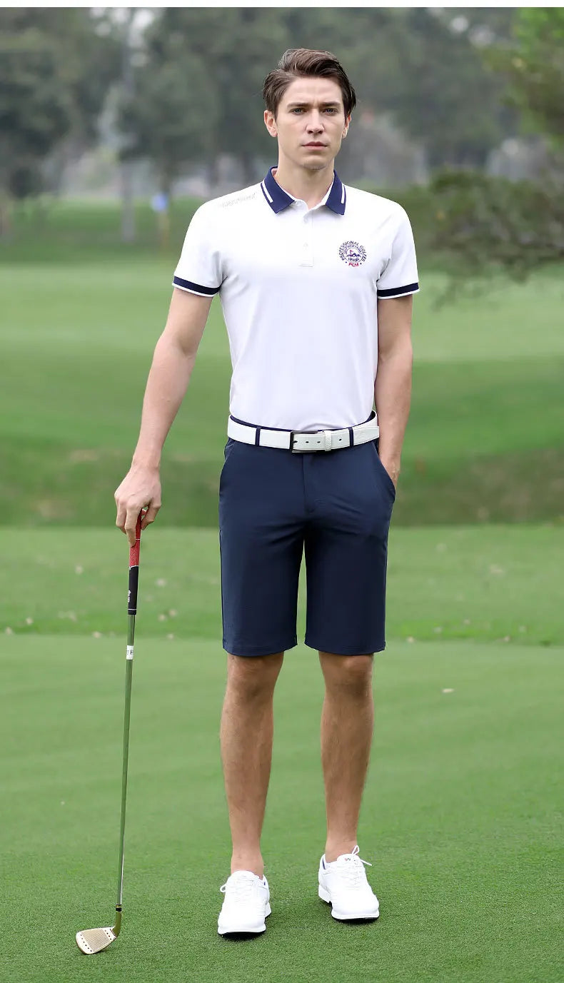 Short de golf respirant à séchage rapide pour hommes PGM