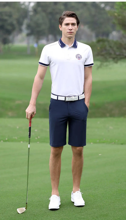 Short de golf respirant à séchage rapide pour hommes PGM