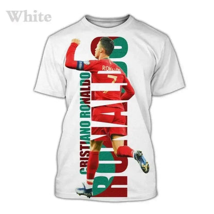 Men's 3D Print Casual Football Hip Hop T-Shirt