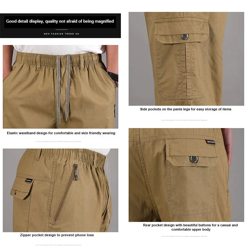 Business-Casual-Shorts für Herren aus reiner Baumwolle