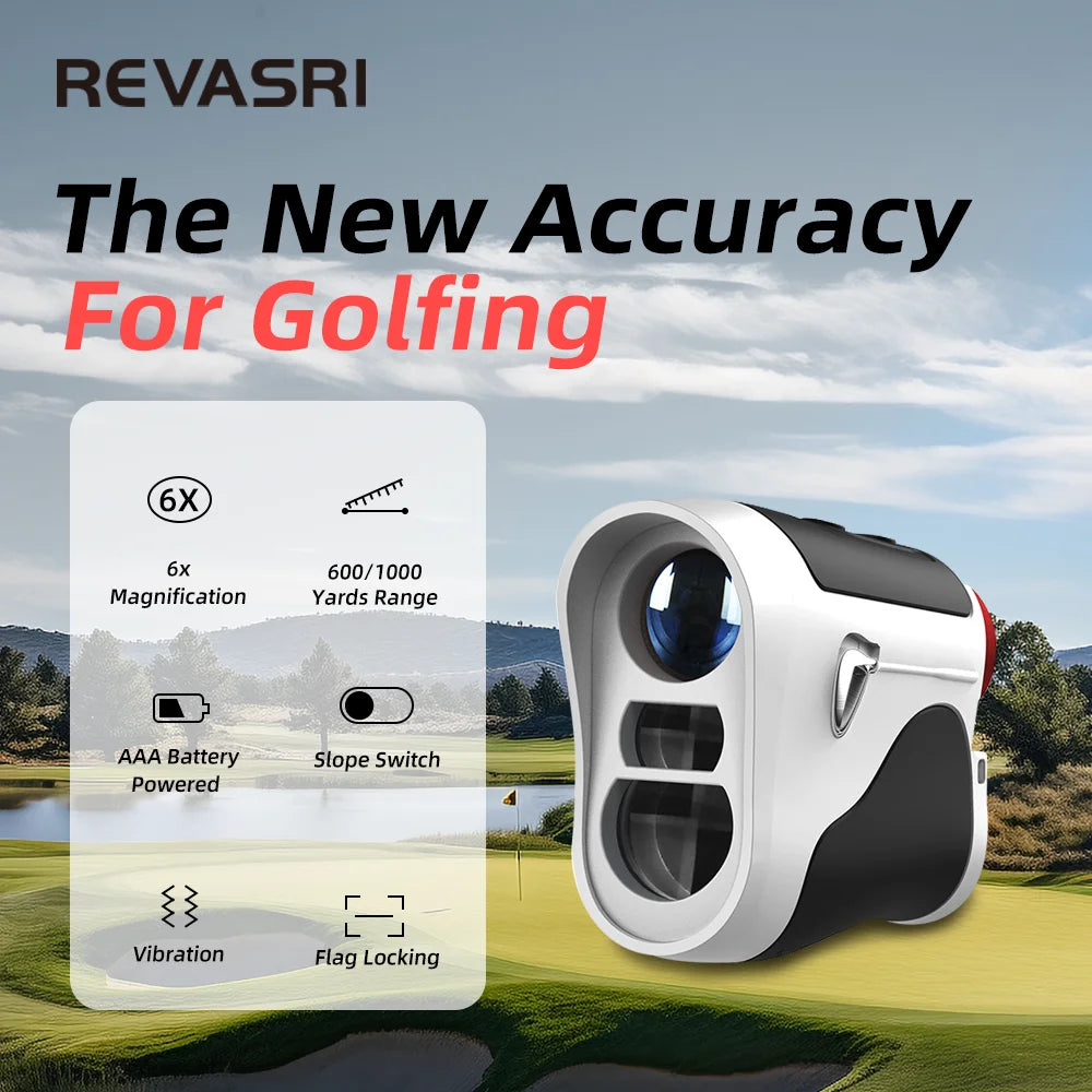 REVASRI 1000Yards Golf Rangefinder with Slope Switch