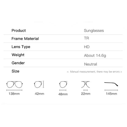 Lunettes de soleil polarisées à monture ronde - Style rétro pour hommes et femmes