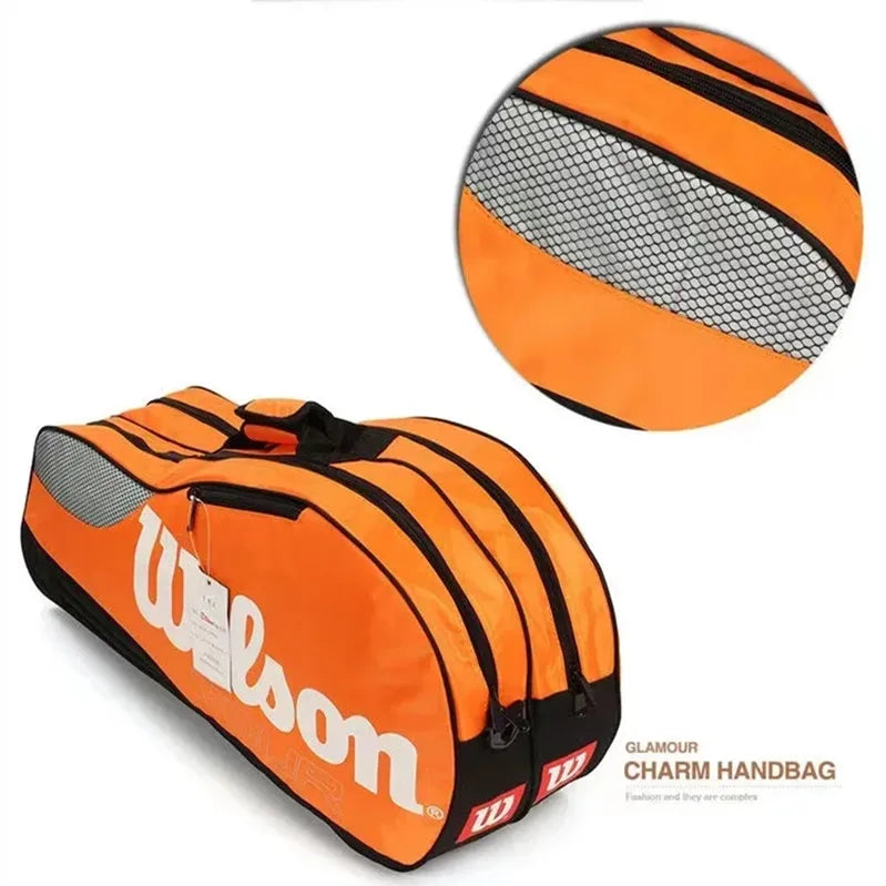 Wilson Large Capacity Waterproof Tennis Racket Bag