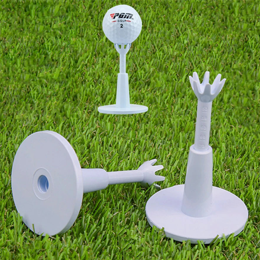 PGM 2pcs Adjustable Golf Tee - Soft Ball Holder Anti-Flying