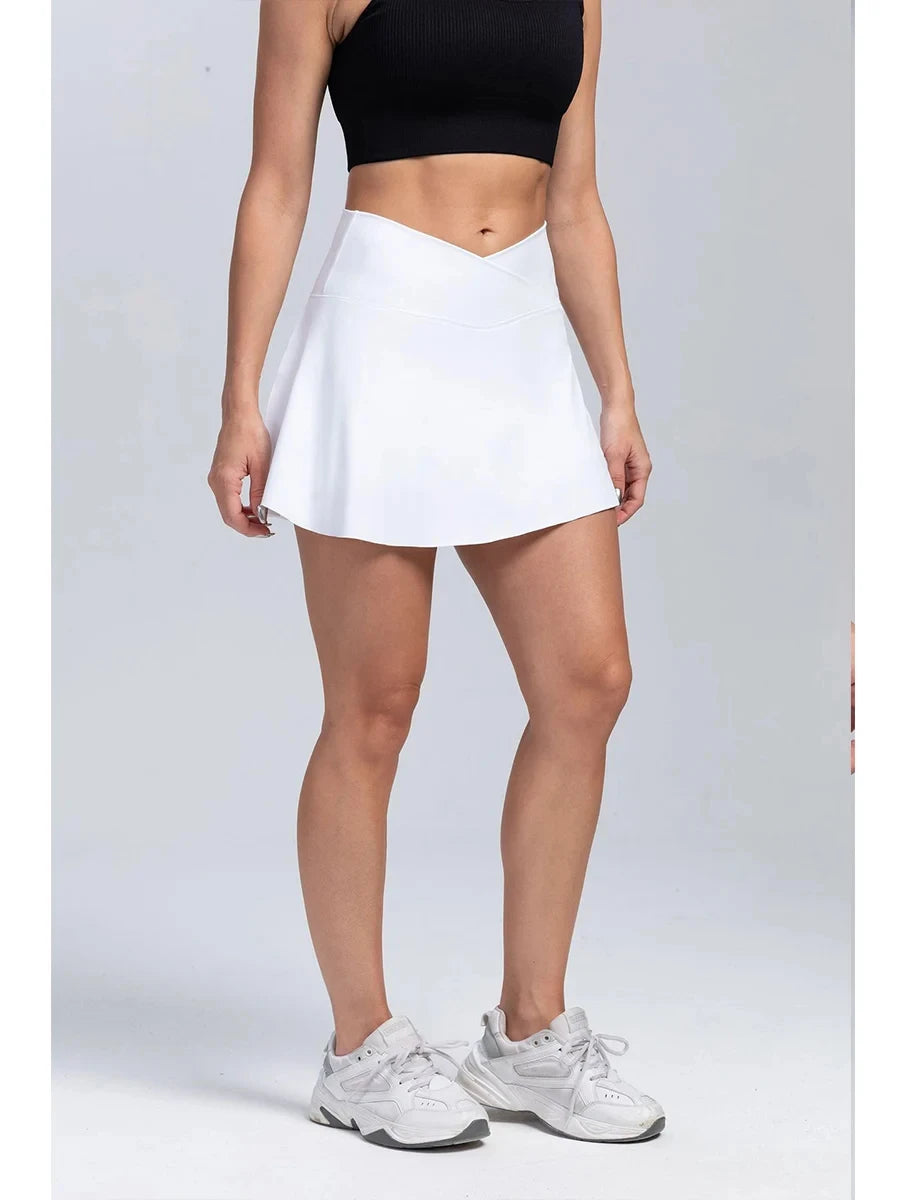 Jupe de tennis sexy SALSPOR Gym - Taille haute