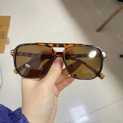 Vintage Square Big Sunglasses UV400