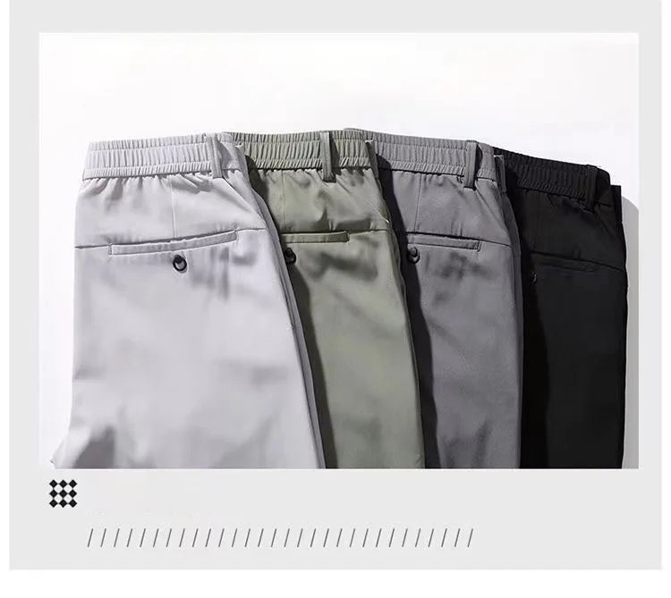 Pantalon de golf coupe slim coréen pour hommes