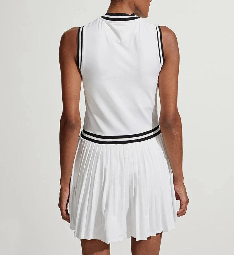 Sean Tsing® Women's Sport Dress with Shorts & Zipper