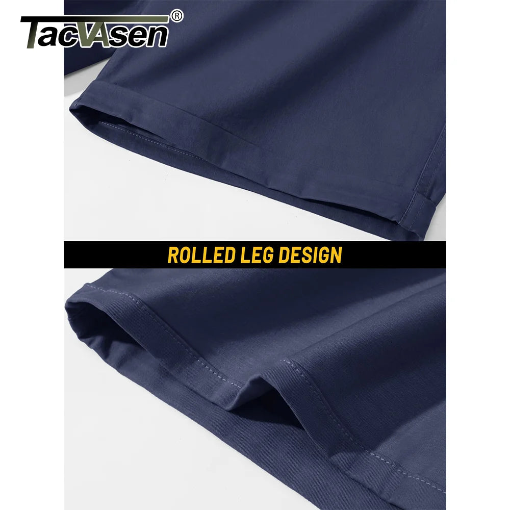 TACVASEN Summer Casual Golf Shorts