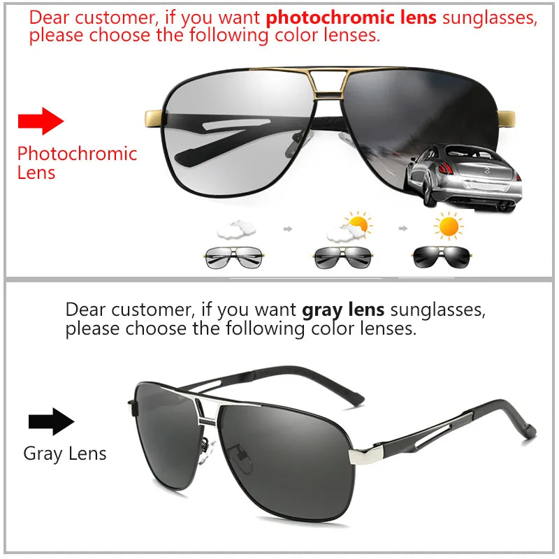 Quadratische, polarisierte, photochrome, militärische Sicherheits-Sonnenbrille