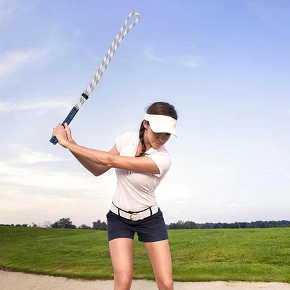 Aide à l'entraînement au swing de golf - Balle de tempo portable et corde d'entraînement