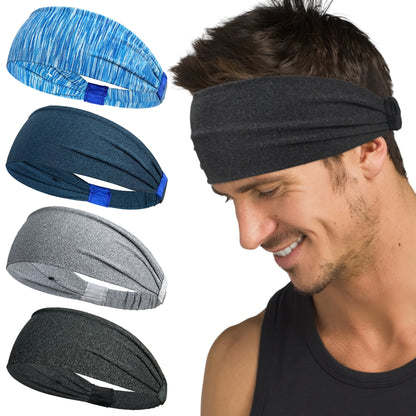 Soft Elastic Tennis Sports Headbands for Gym & Yoga