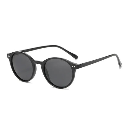 Round Frame Polarized Sunglasses - Retro Style for Men and Women