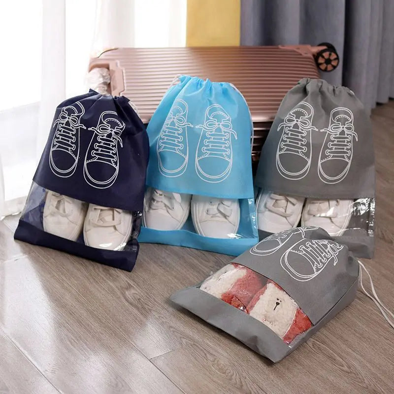 5pcs/set Shoe Storage Bag With Thickened