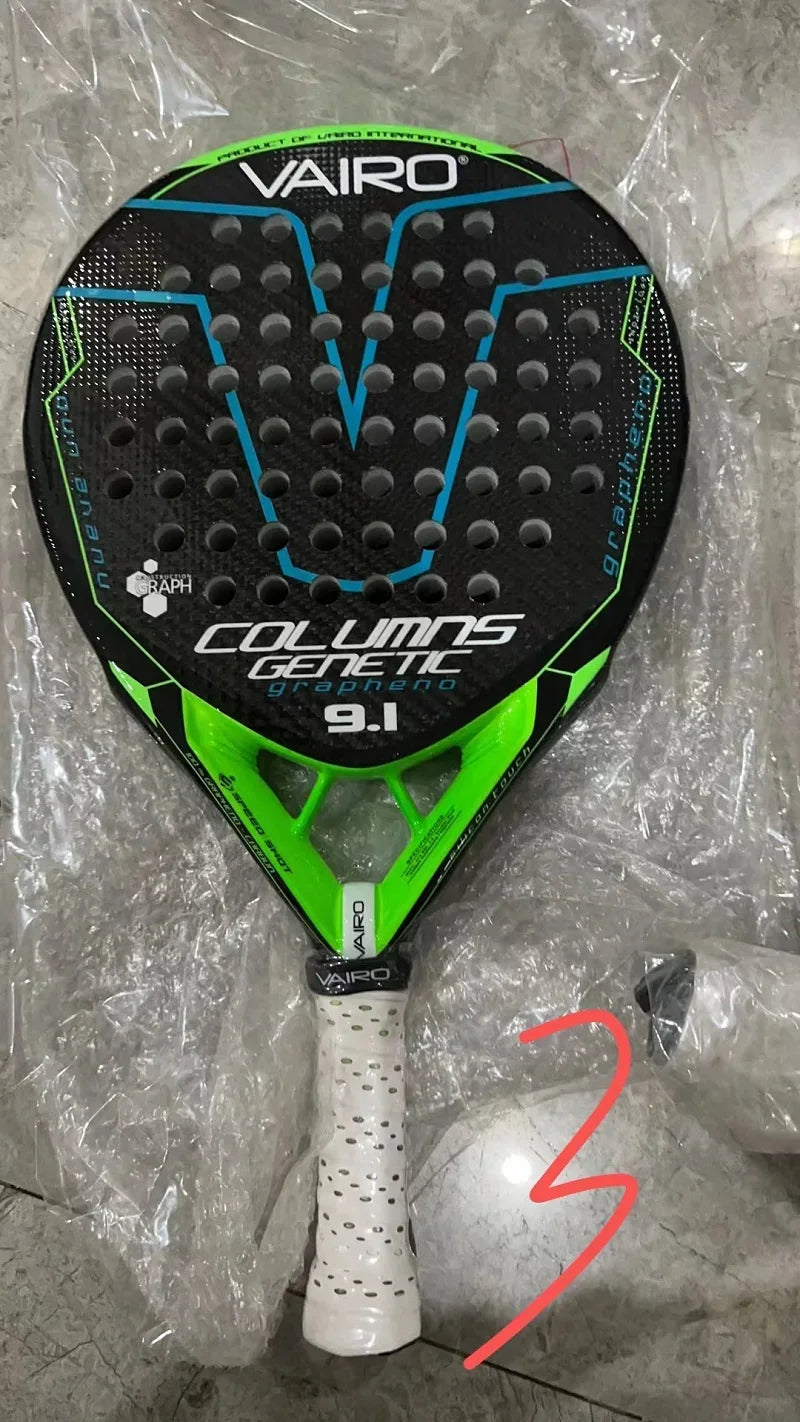 3K 12K Vollcarbon-Tennisschläger mit Schutzhülle