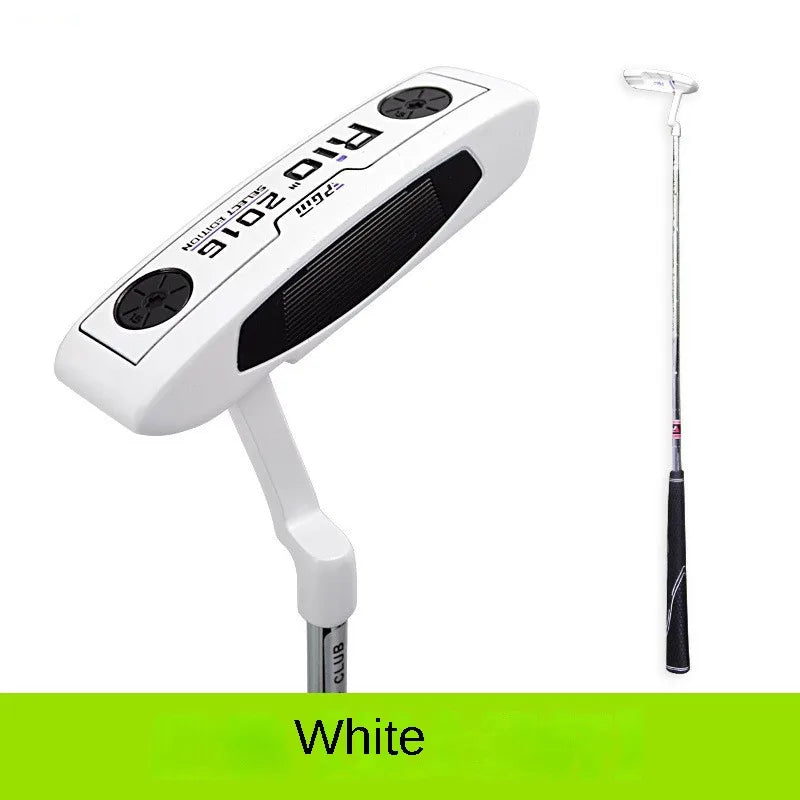 Putter de club de golf unisexe PGM TUG002 en acier inoxydable noir et blanc pour droitier