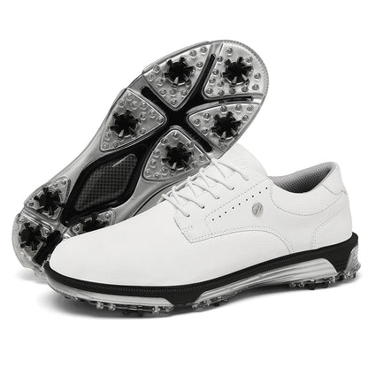 Waterproof Men's Golf Sneakers for Outdoor Play