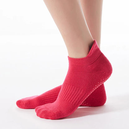 Chaussettes de yoga antidérapantes pour le fitness et le pilates