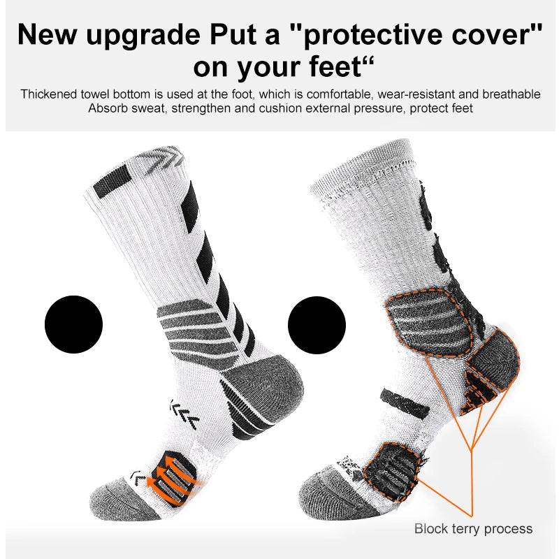 Breathable Cotton Aero Sports Socks - Unisex