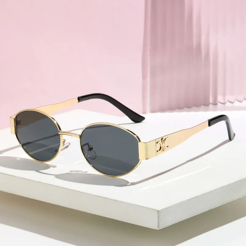 Chic Retro Oval Sunglasses for All