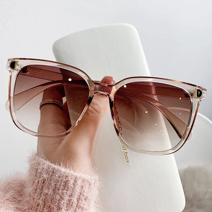 Oversized Vintage Square Sunglasses