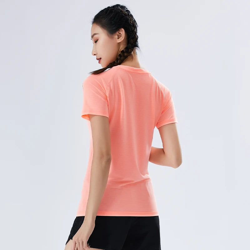 T-shirt de yoga d'été coupe ample pour femme