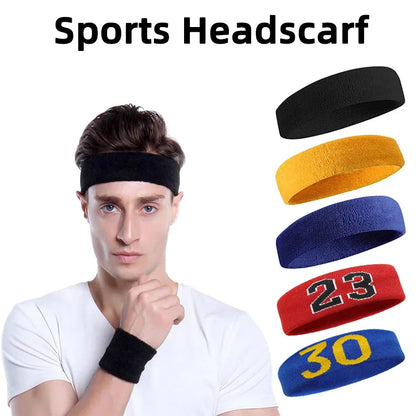 Elastic Cotton Sweatband for All Sports