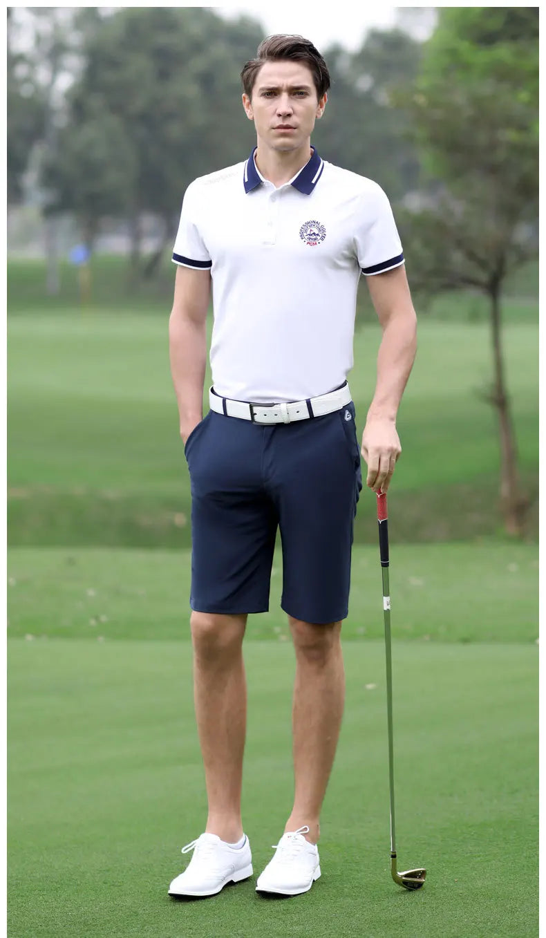 Short de golf respirant à séchage rapide pour hommes PGM