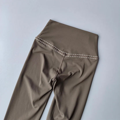 Pantalon de yoga taille haute avec poches pour femme