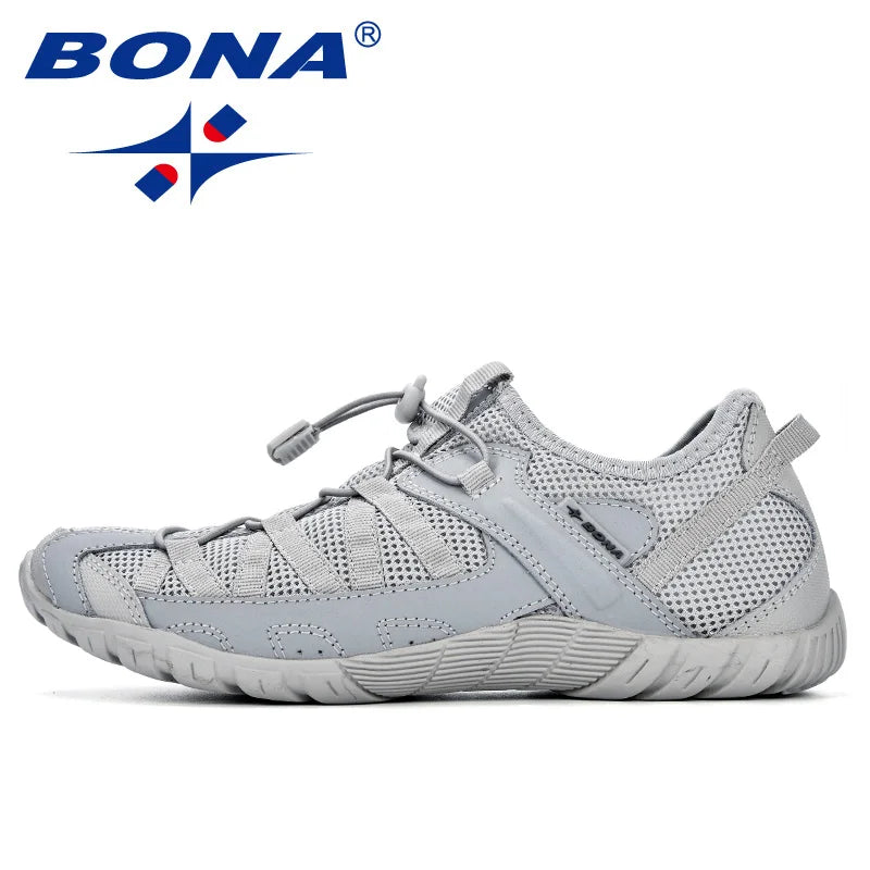 BONA Herren Golfschuhe Bequeme Mesh-Sneaker