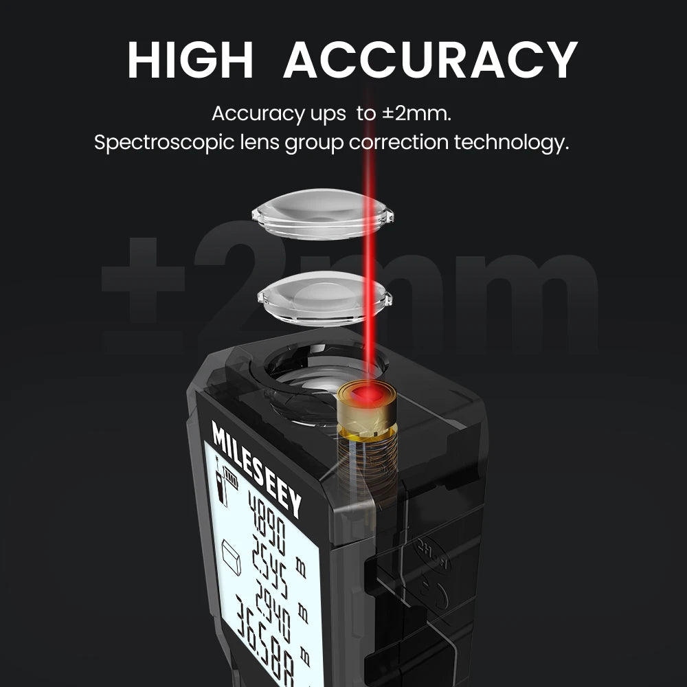 Präzise Messung mit dem Mileseey Laser-Entfernungsmesser