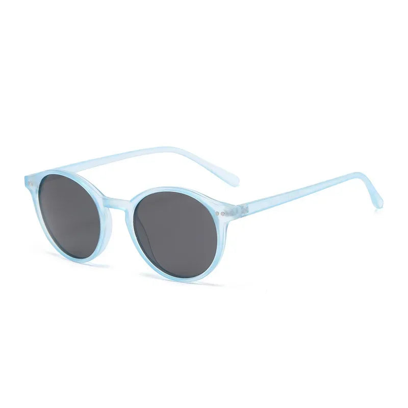 Round Frame Polarized Sunglasses - Retro Style for Men and Women