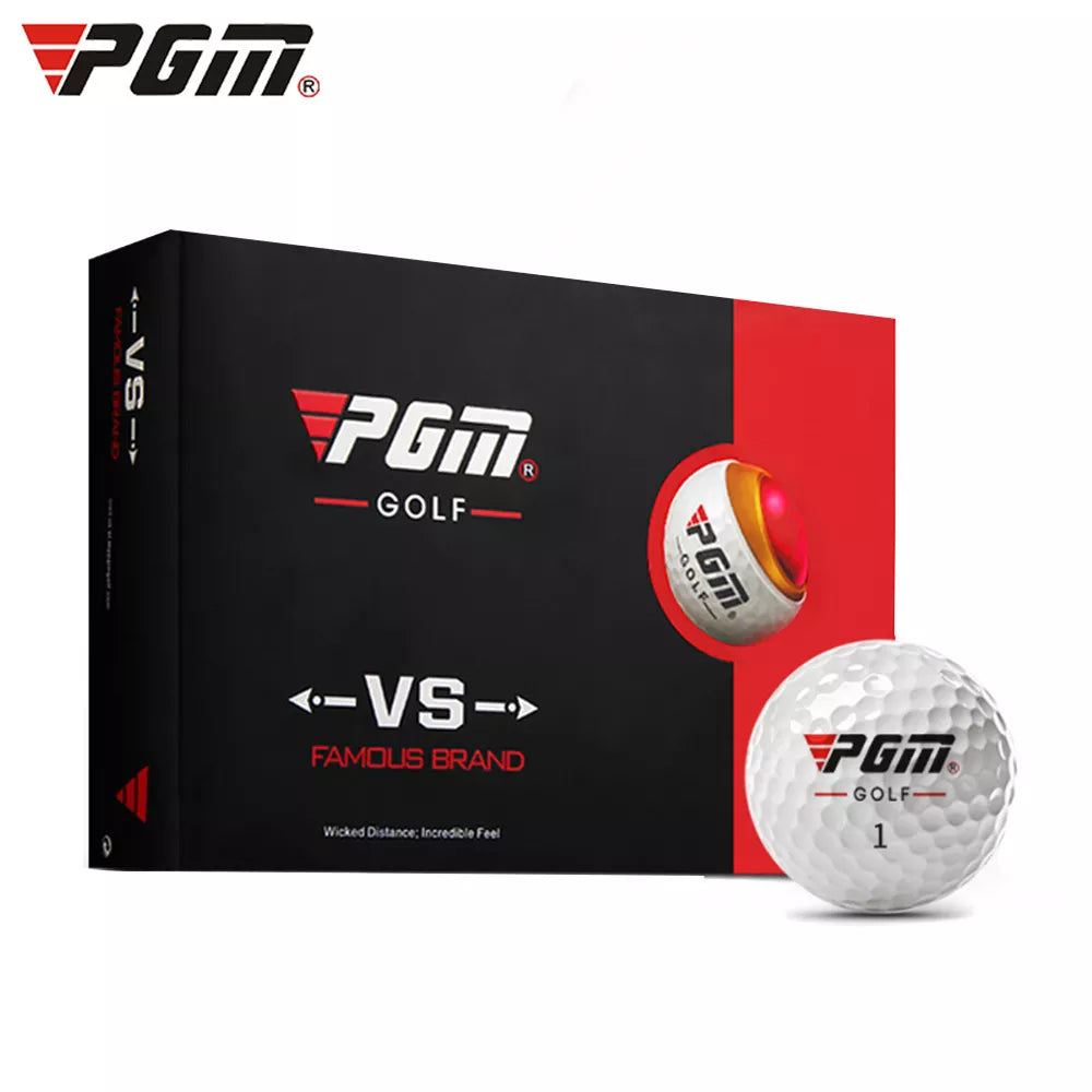 12pcs PGM Three-layer Golf Ball Set