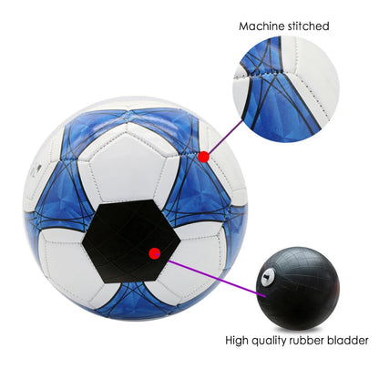Ballon de football extérieur cousu machine taille 5 pour jeunes