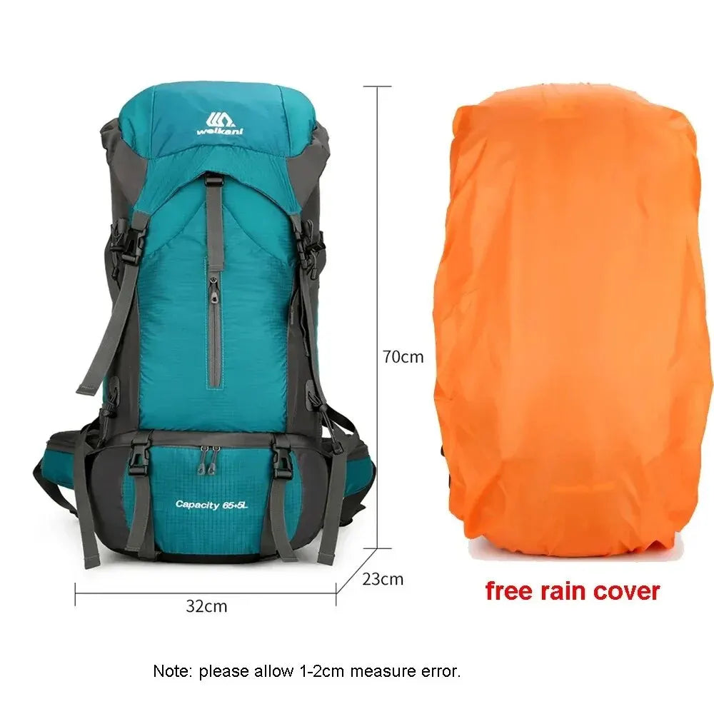 Waterproof Nylon  Sports Backpack with Rain Cover