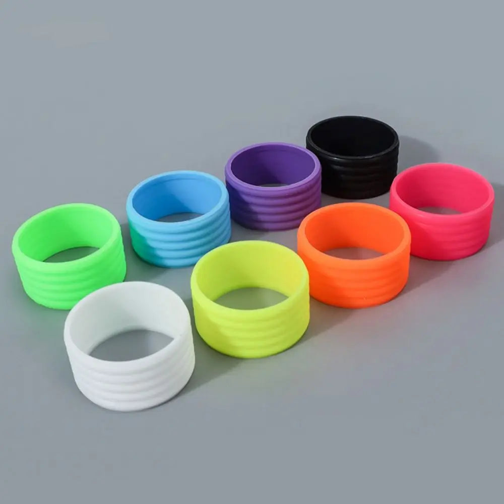 Ensemble d'anneaux de grip en silicone pour raquette de tennis