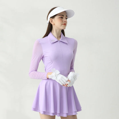 Breathable Long-Sleeved Golf Shirt