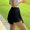 Black pleated skirt