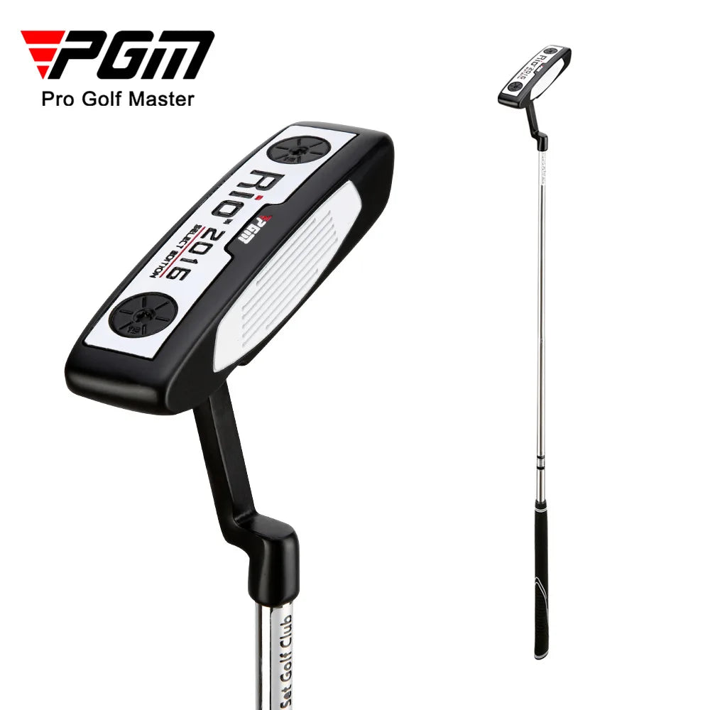 Putter de club de golf unisexe PGM TUG002 en acier inoxydable noir et blanc pour droitier