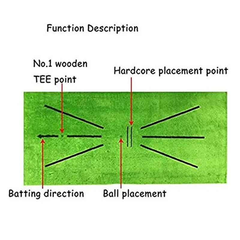 1PC Foldable Golf Practice Training Mat