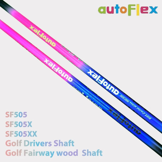 Blau-rosa Golf-Antriebswelle
