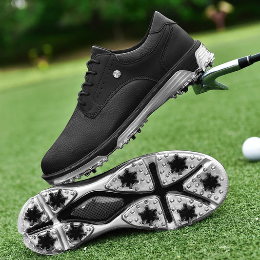 Baskets de golf imperméables à la cheville pour hommes