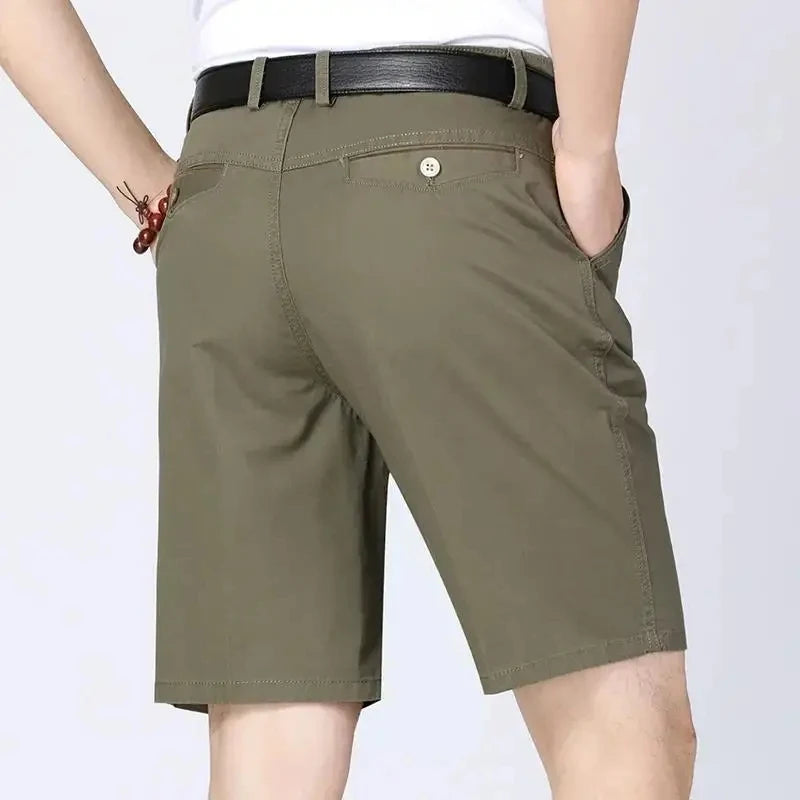 100% coton Shorts mode hommes genou longueur Boardshorts marque classique confortable vêtements Shorts de plage hommes pantalons courts