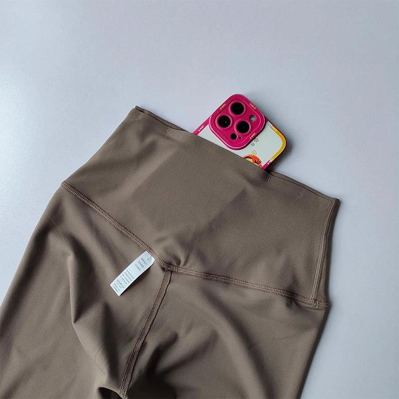 Pantalon de yoga taille haute avec poches pour femme